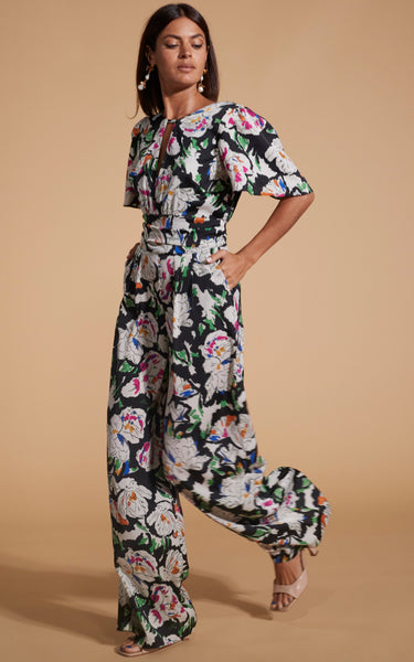 Jumpsuit Havana print with lycra Premium designed for dancing