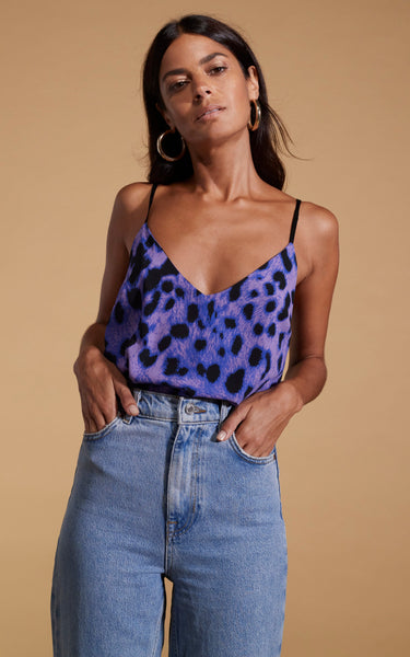 Birdie Cami Top in Lilac Leopard Print – Dancing Leopard