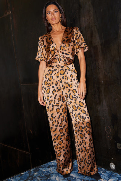 Annis Jumpsuit In Leopard – Dancing Leopard