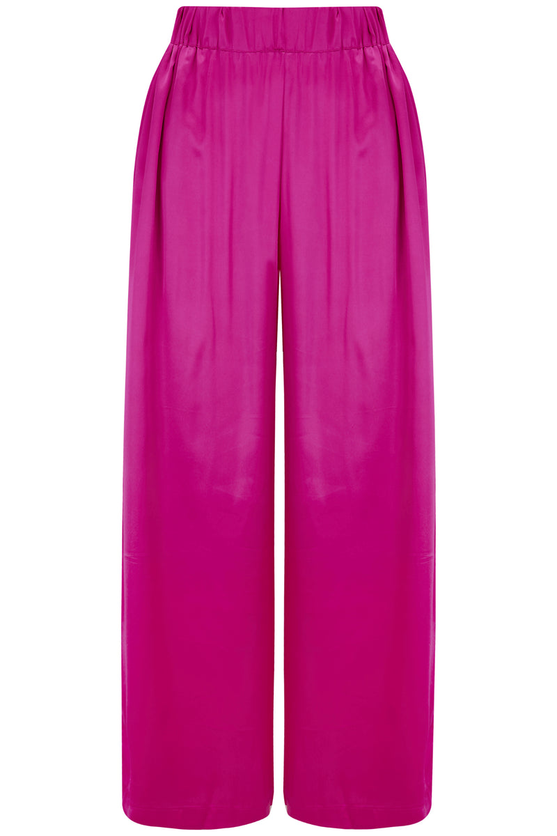 Chinchilla Trousers In Magenta