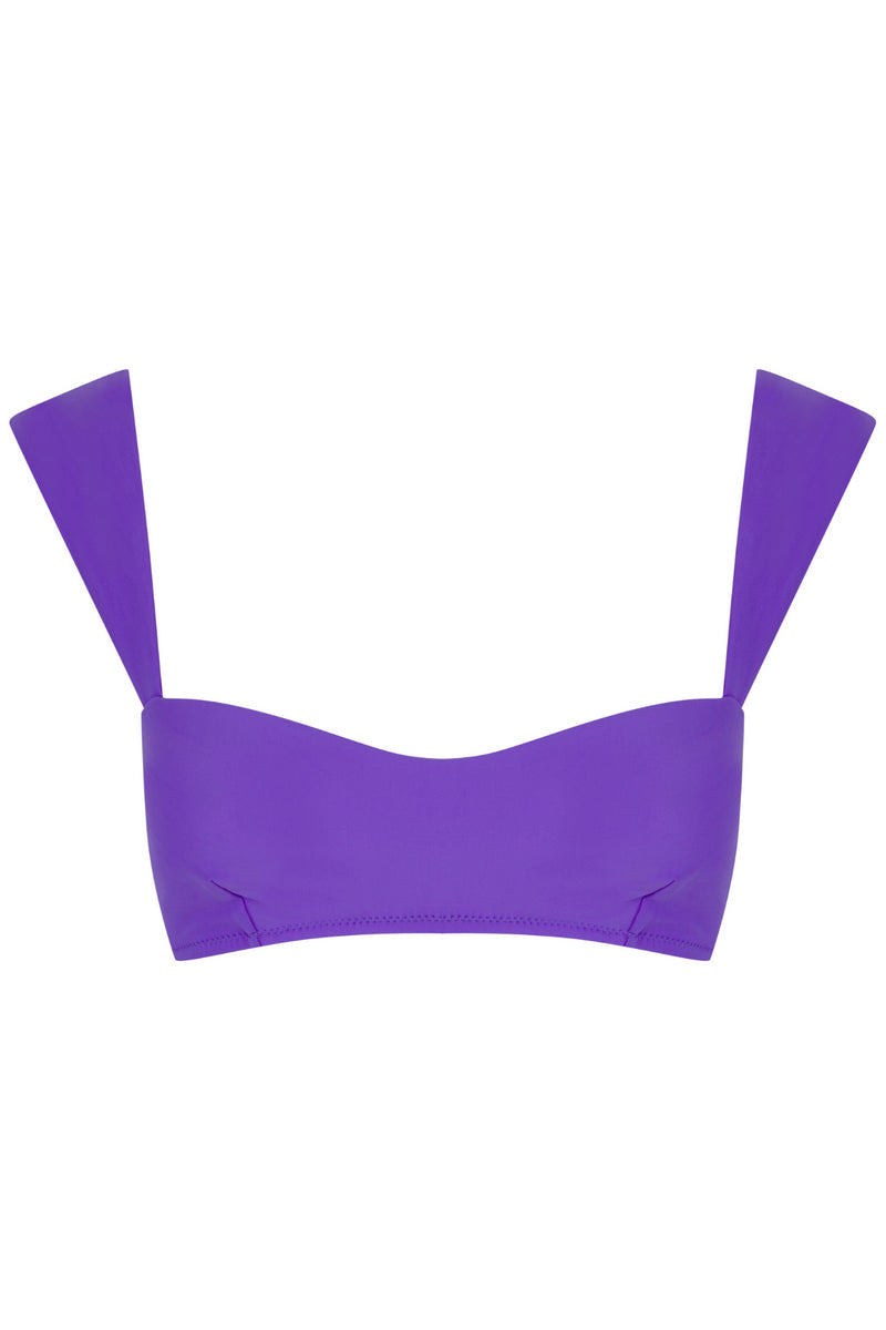 HALO Salinas Bikini Top In Indigo Purple