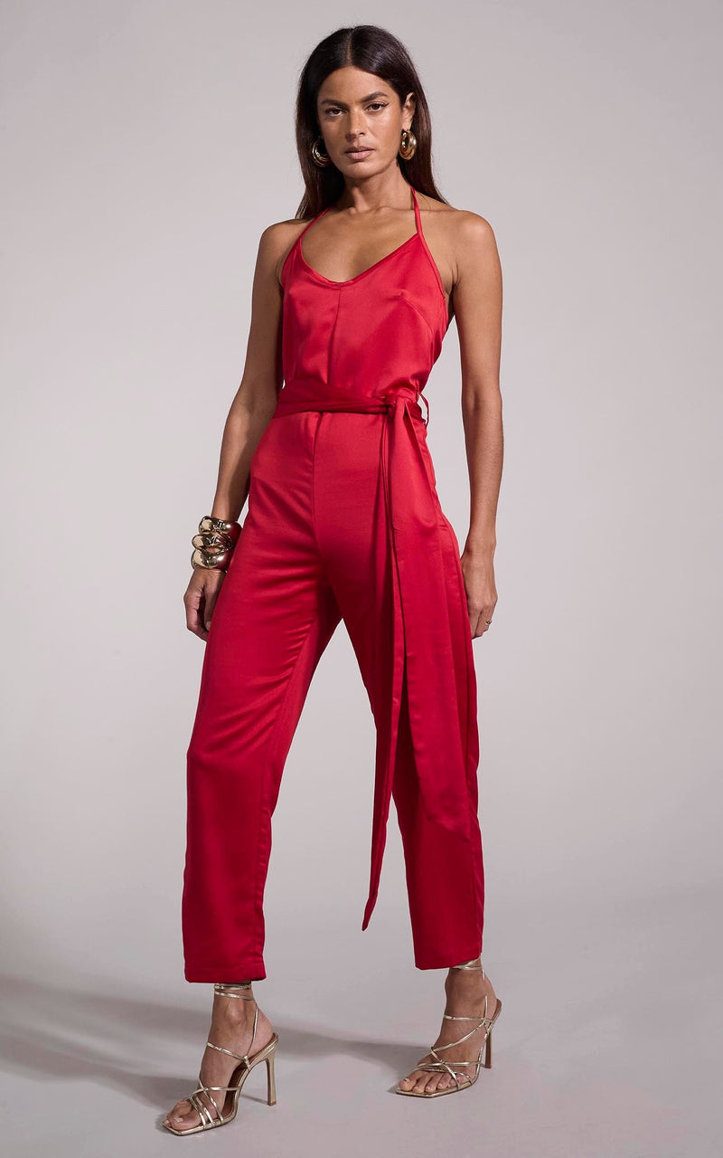 Lexi Jumpsuit in Red