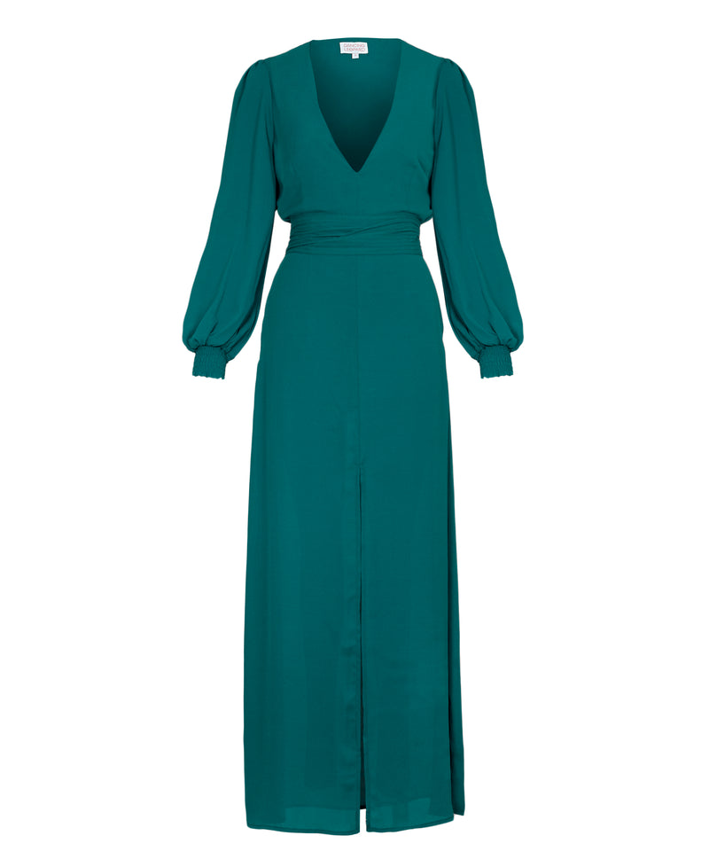 Marley dress in pine green best sale