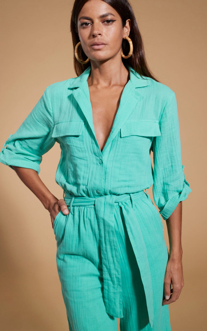 Run Away With Me Black Linen Jumpsuit – Shop the Mint