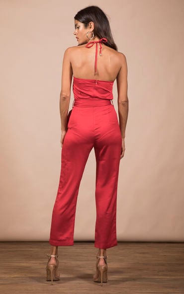 Lexi Jumpsuit in Red