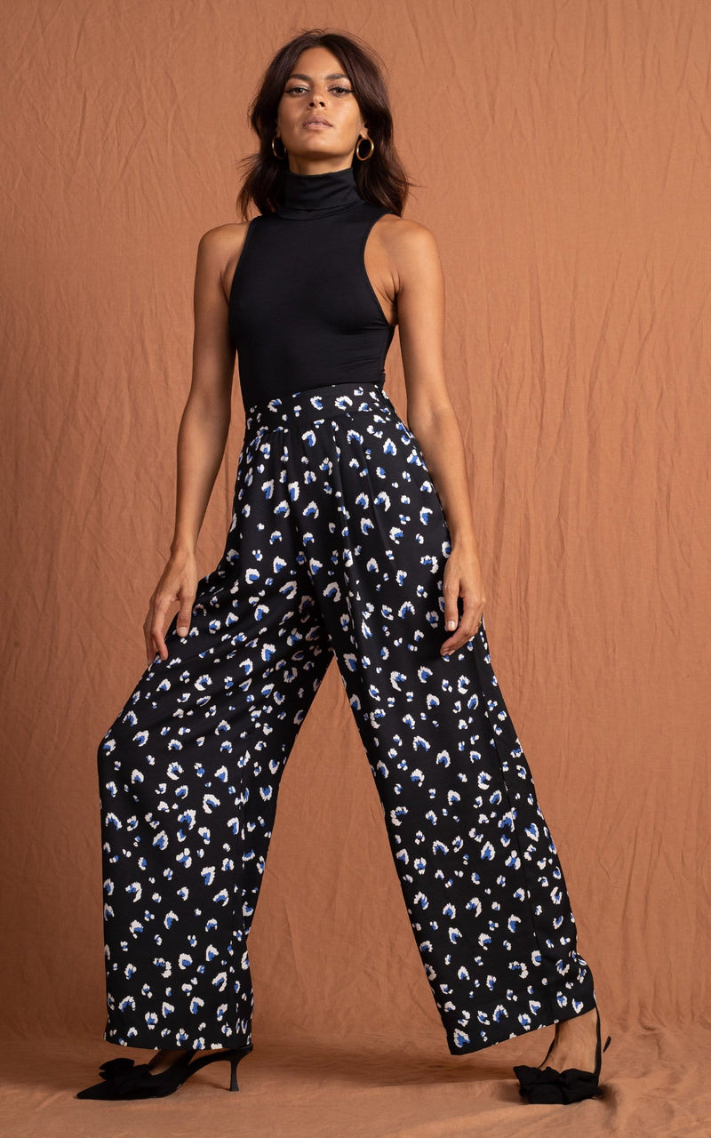 Shirred Wide Leg Trouser  New In from Yumi UK